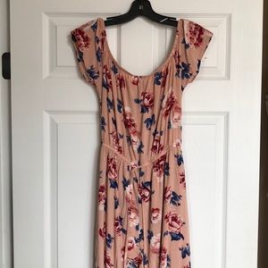 Floral maxi romper
